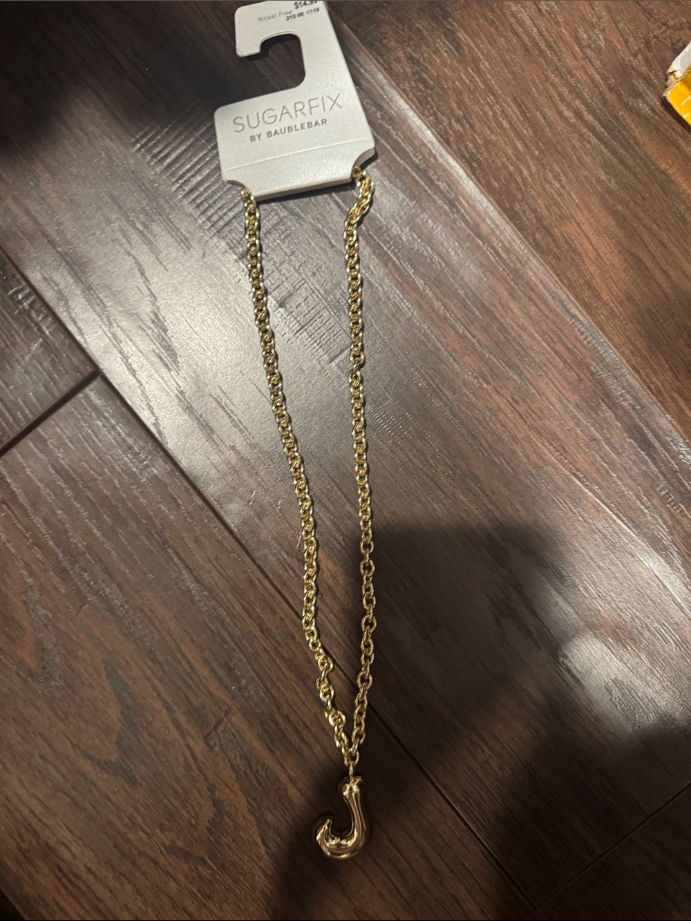 Sugarfix by BaubleBar Gold Hook Pendant Necklace